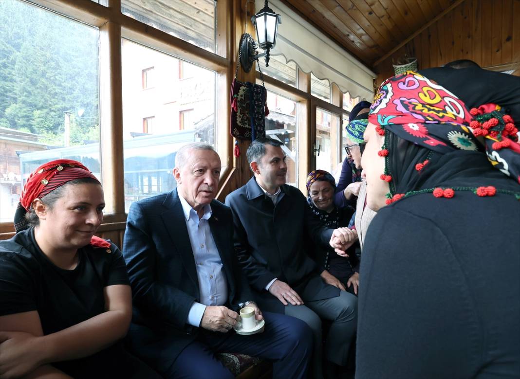 Cumhurbaşkanı Erdoğan’dan Ayder Yaylası’na sürpriz ziyaret 19